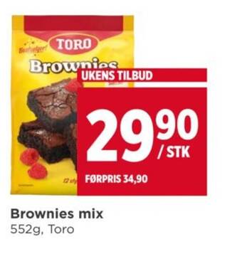 Meny Brownies mix tilbud