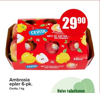 Spar Ambrosia epler 6-pk tilbud