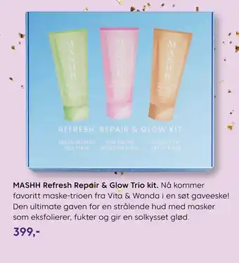 VITA Mashh refresh repair & glow trio kit tilbud
