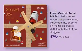VITA Korres oceanic amber edt set tilbud