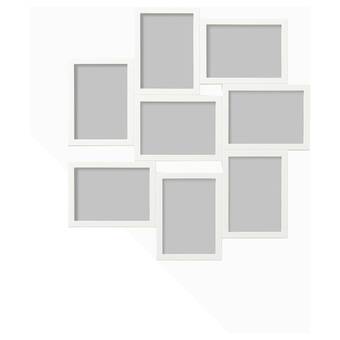 IKEA Växbo kollasjramme til 8 fotografier, hvit, 13x18 cm tilbud