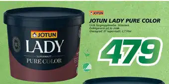 Coop Byggmix Jotun lady pure color tilbud