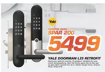 Coop Byggmix Yale doorman l35 retrofit tilbud