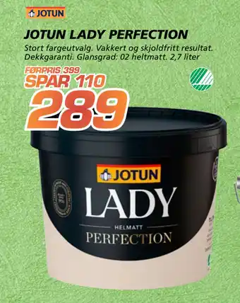 Coop Byggmix Jotun lady perfection tilbud