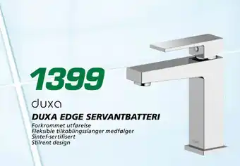 Coop Byggmix Duxa edge servantbatteri tilbud