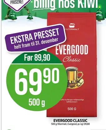 Kiwi Evergood classic tilbud