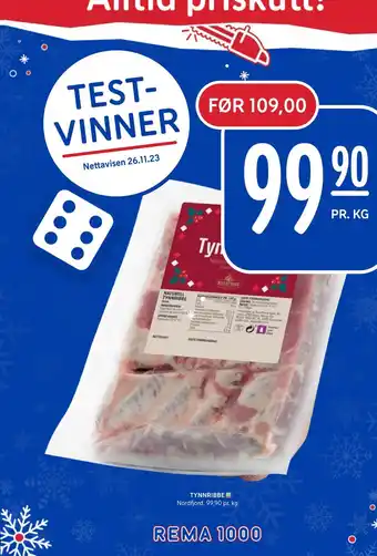Rema 1000 Tynnribbe tilbud