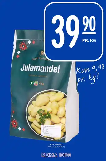 Rema 1000 Potet mandel tilbud