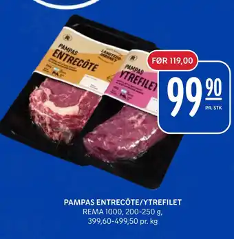 Pampas entrecôte/ytrefilet