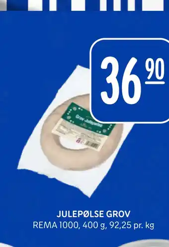 Rema 1000 Julepølse grov tilbud