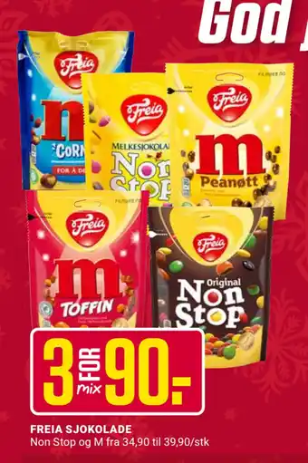 Europris Freia sjokolade tilbud