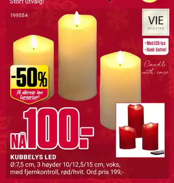 Europris Kubbelys led tilbud