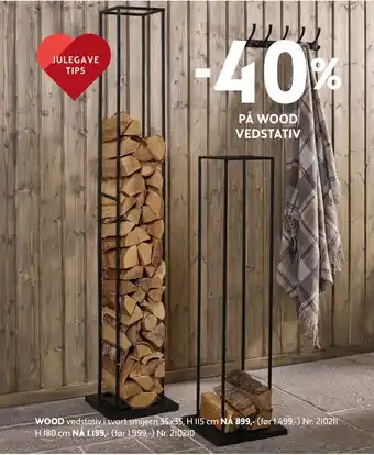 Bohus Wood vedstativ tilbud