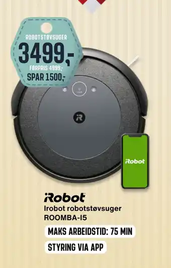 Skousen Irobot robotstøvsuger roomba-i5 tilbud