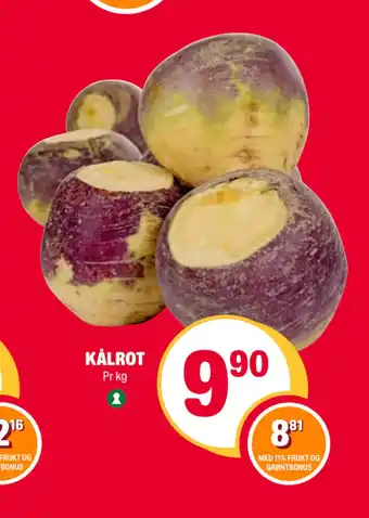 Coop Extra Kålrot tilbud