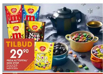 Coop Mega Freia m/toffin/ non stop tilbud