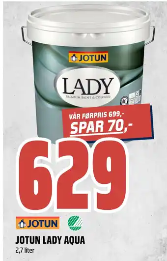 Coop Obs Jotun lady aqua tilbud