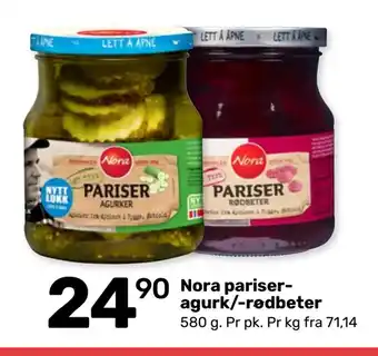 Coop Marked Nora pariseragurk/-rødbeter tilbud