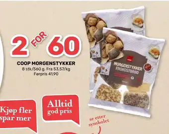 Matkroken Coop morgenstykker tilbud