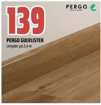 Coop Obs Pergo gulvlister tilbud