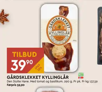 Gårdsklekket kyllinglår