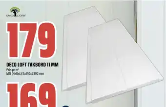 Coop Obs Deco loft takbord 11 mm tilbud