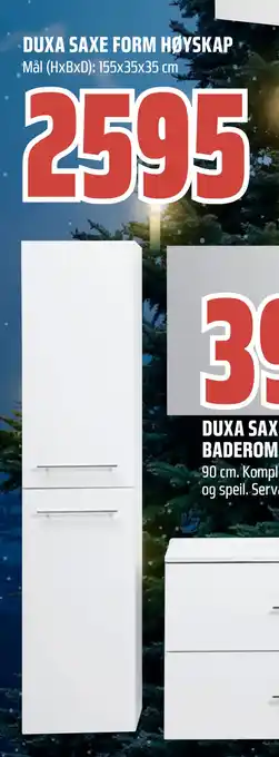 Obs Bygg Duxa saxe form høyskap tilbud