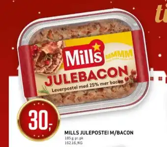 Bunnpris Julebacon leverpostei tilbud