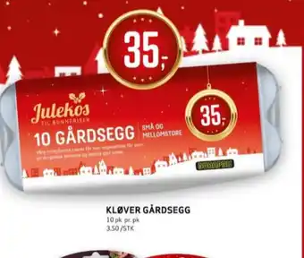 Bunnpris Kløver egg tilbud