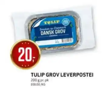 Bunnpris Dansk grov leverpostei tilbud
