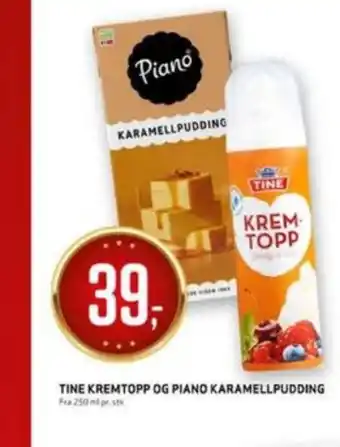 Bunnpris Piano pudding tilbud