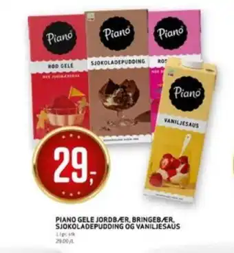 Bunnpris Piano dessertsaus tilbud