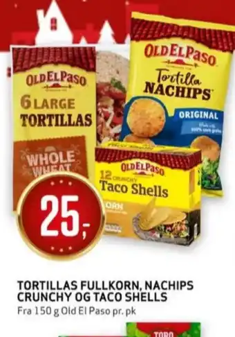 Bunnpris Old el paso tortillas tilbud