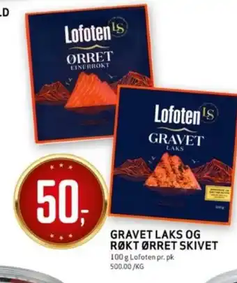 Bunnpris Lofoten laks tilbud