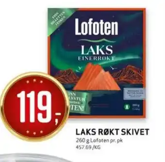 Bunnpris Lofoten laks tilbud