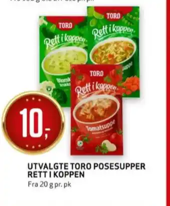 Bunnpris Rett i koppen instant retter tilbud