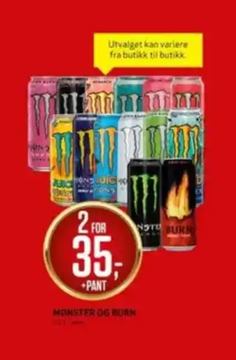 Bunnpris Monster energy energidrikk tilbud