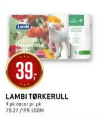 Bunnpris Decor tørkerull tilbud