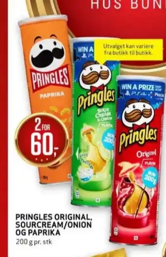 Bunnpris Pringles chips tilbud