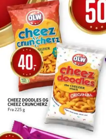 Bunnpris Olw cheez doodles tilbud