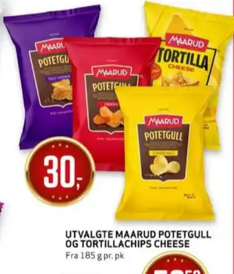 Bunnpris Maarud chips tilbud
