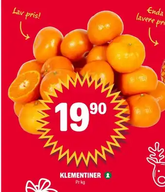 Coop Extra Ukjent klementiner tilbud