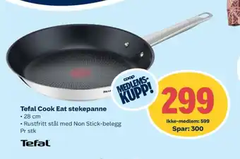 Coop Extra Tefal stekepanne tilbud