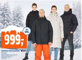 Coop Obs Northpeak jakke tilbud