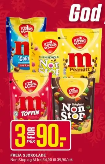 Europris Nonstop sjokoladepose tilbud