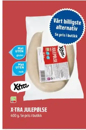 Coop Obs Xtra julepølse tilbud