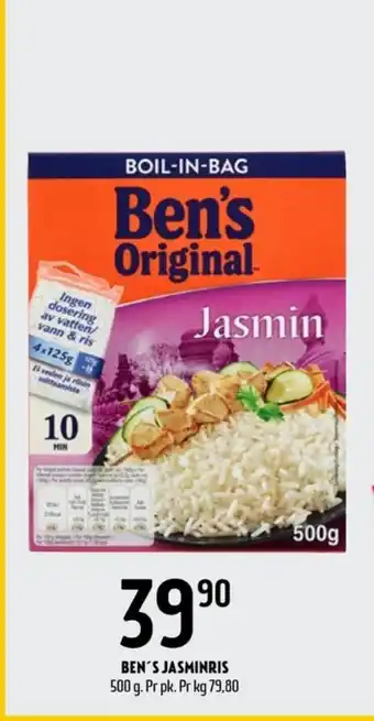 Coop Prix Ben's original jasminris tilbud