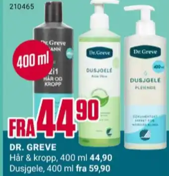Europris Dr greve dusjsåpe tilbud