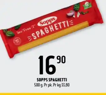 Coop Prix Sopps spagetti tilbud