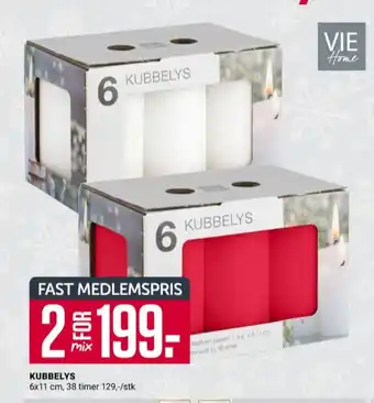 Europris Vie home kubbelys tilbud